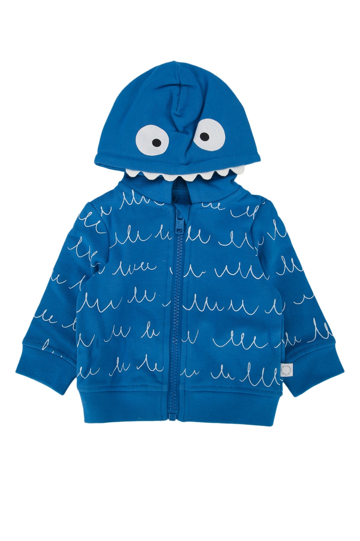 Stella Mccartney Kids Cardigan Hoodie — Blue by Stella Mccartney Kids