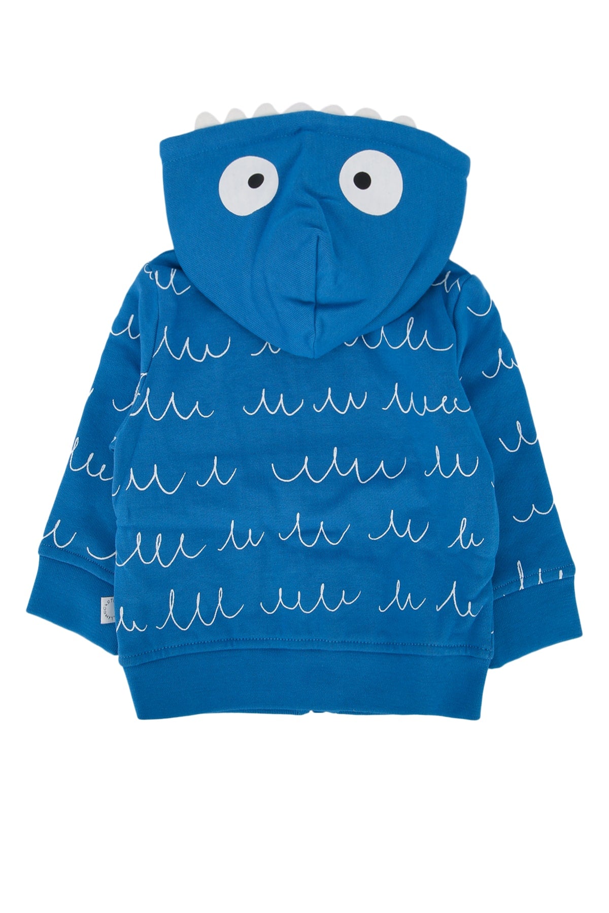 Stella Mccartney Kids Cardigan Hoodie — Blue, view 2