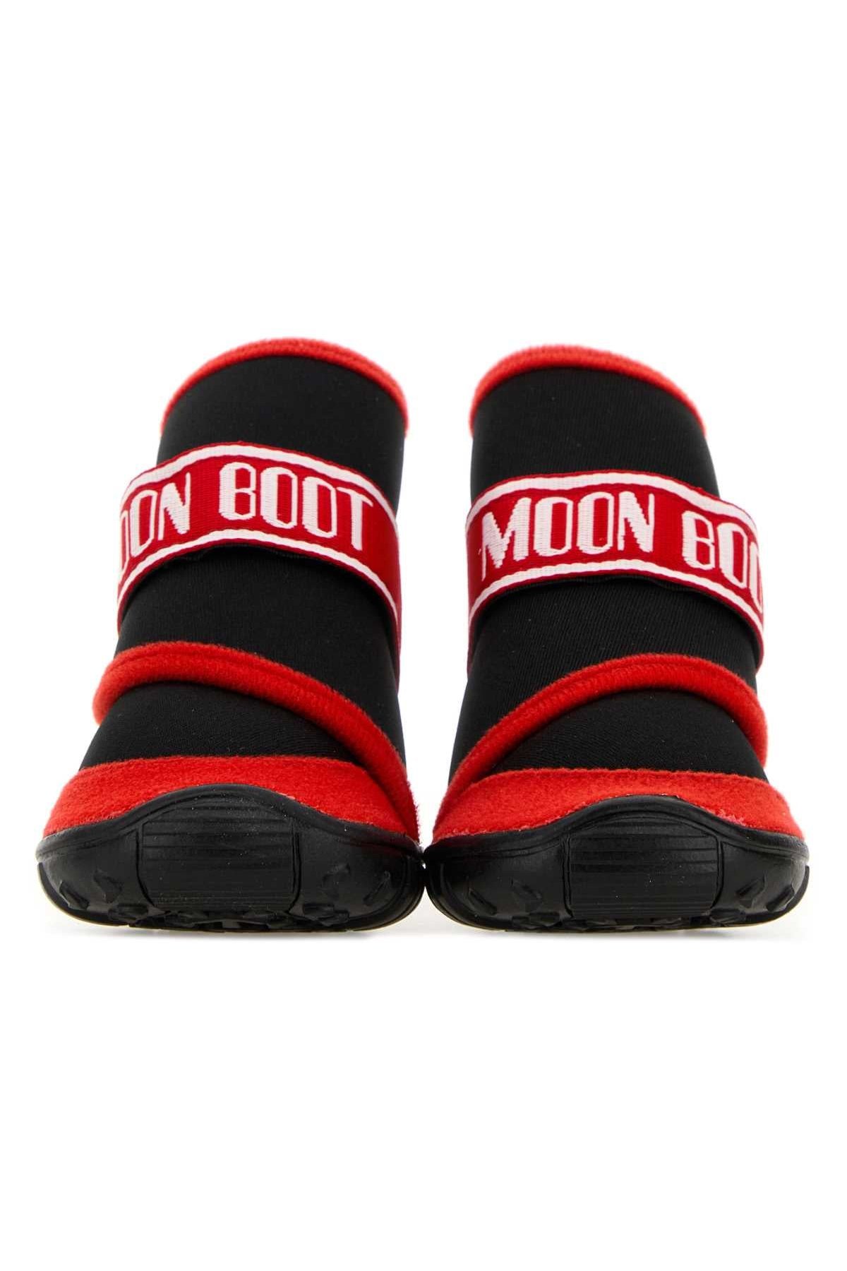 Two-Tone Fabric Poldo Dog Couture X Moonboot Shoes Red Extra-accessori by Poldo Dog Couture