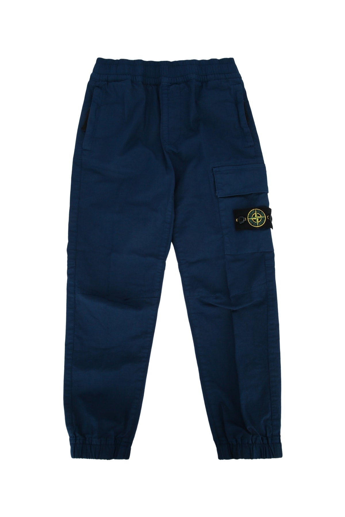 Stone Island Kids Cotton Blend Cargo Cargo Pants — Navy by Stone Island Kids