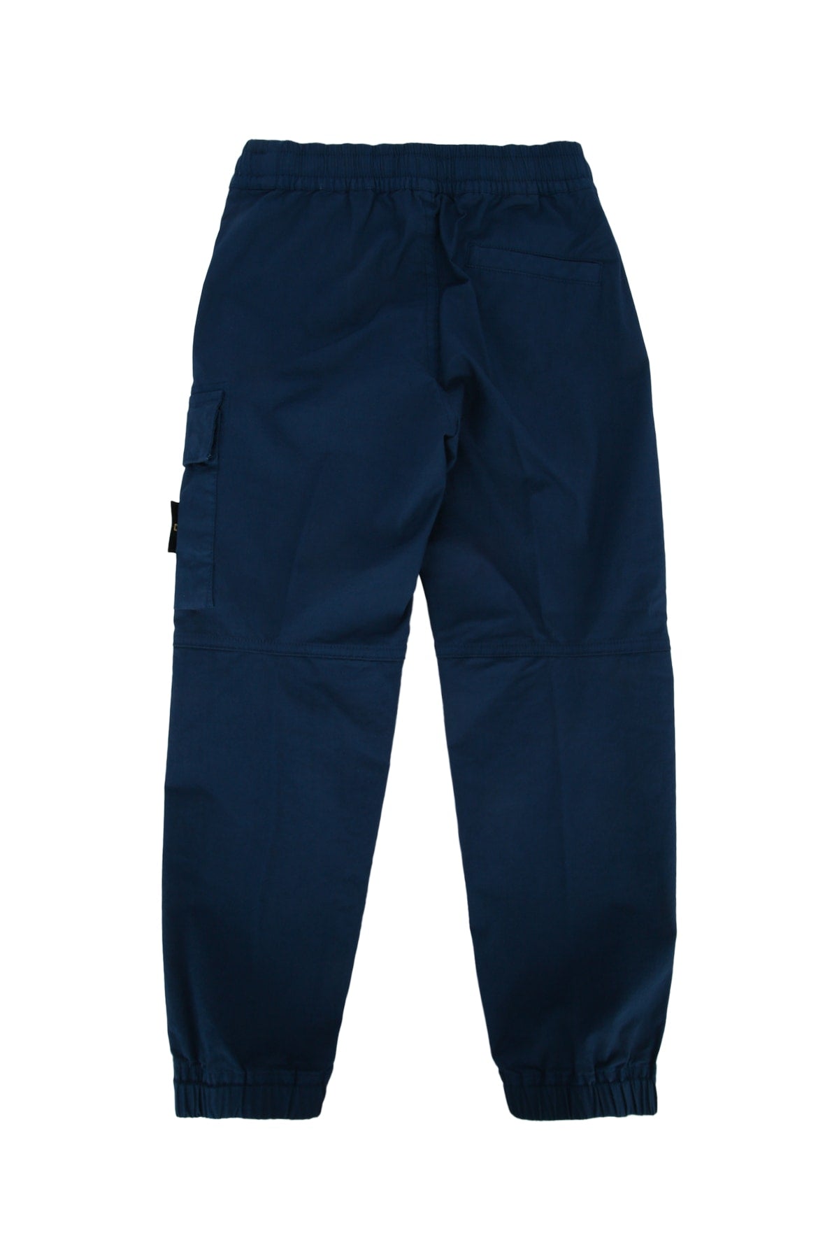 Stone Island Kids Cotton Blend Cargo Cargo Pants — Navy, view 2