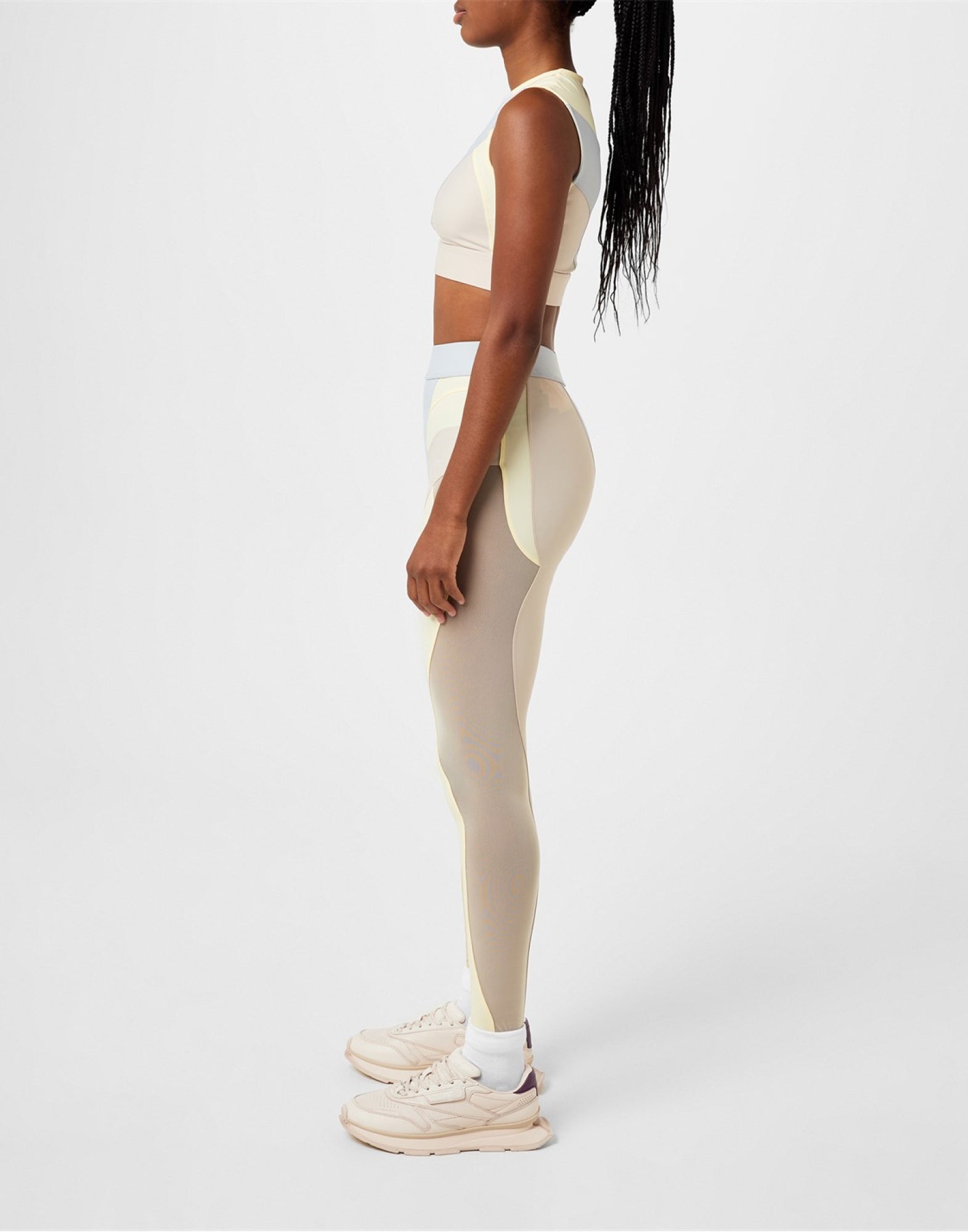 Reebok Leather Sneaker — White, view 4