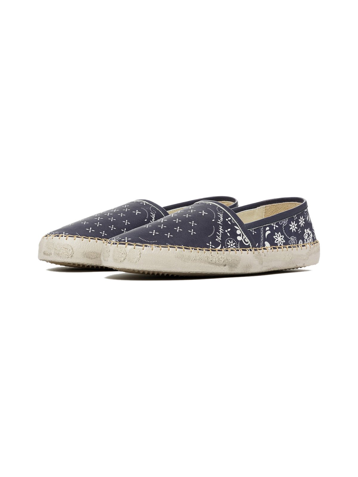 Philippe Model Marseille Low Espadrille Flat — Navy by Philippe Model