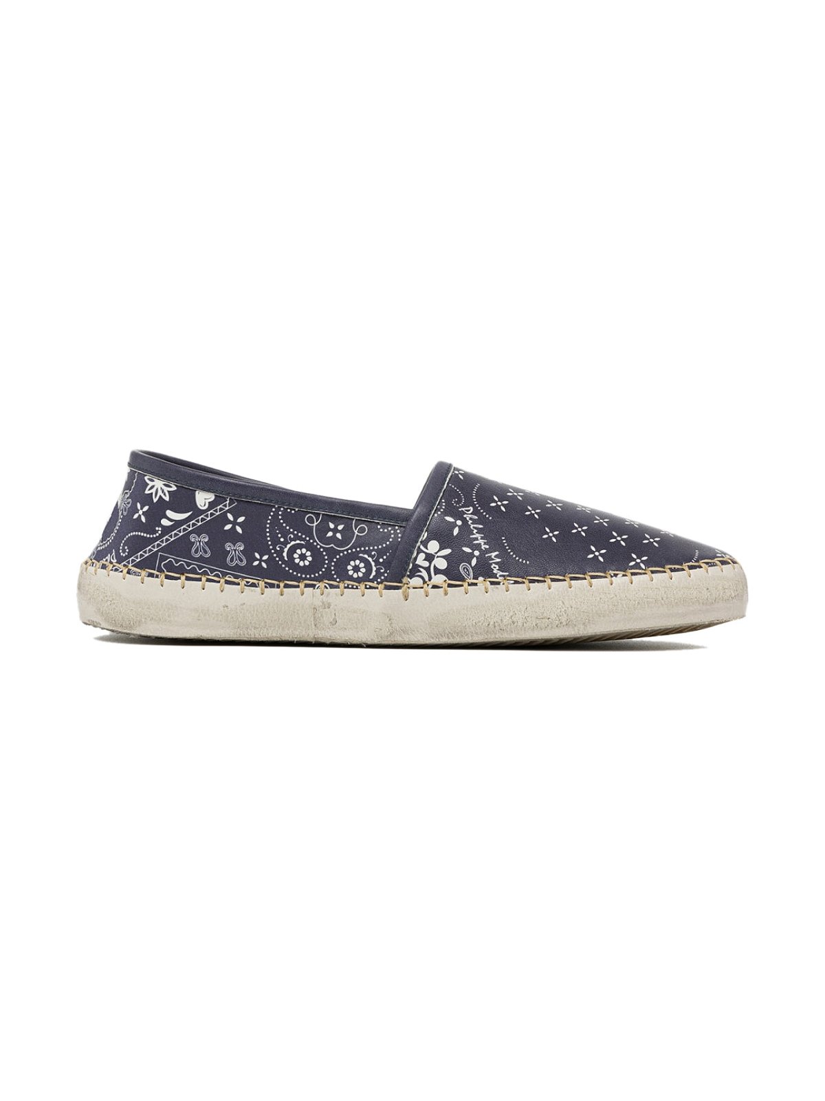 Philippe Model Marseille Low Espadrille Flat — Navy, view 5
