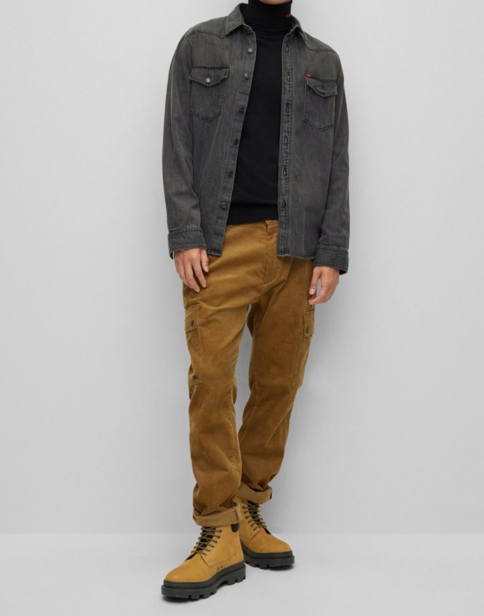 Hugo Boss Graham Halb Boot — Yellow, view 5