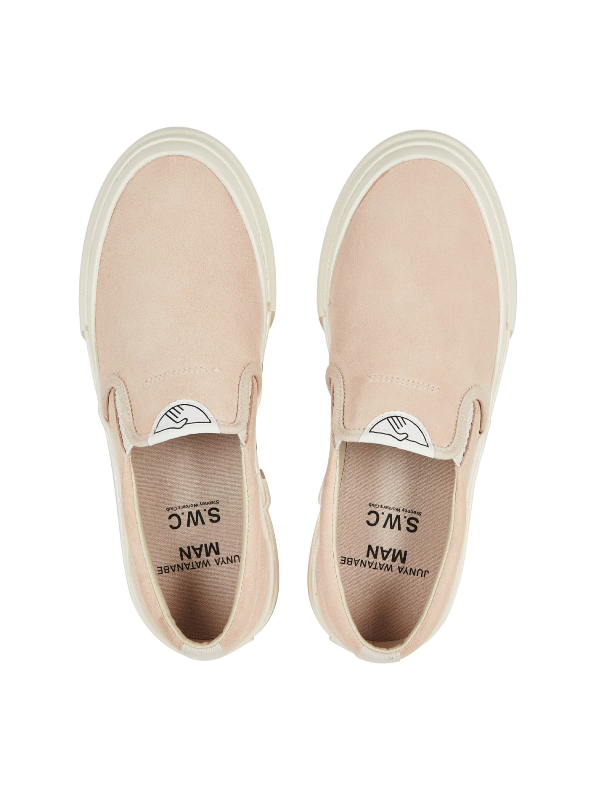 Junya Watanabe Man Slip-On Sneakers — Beige, view 4