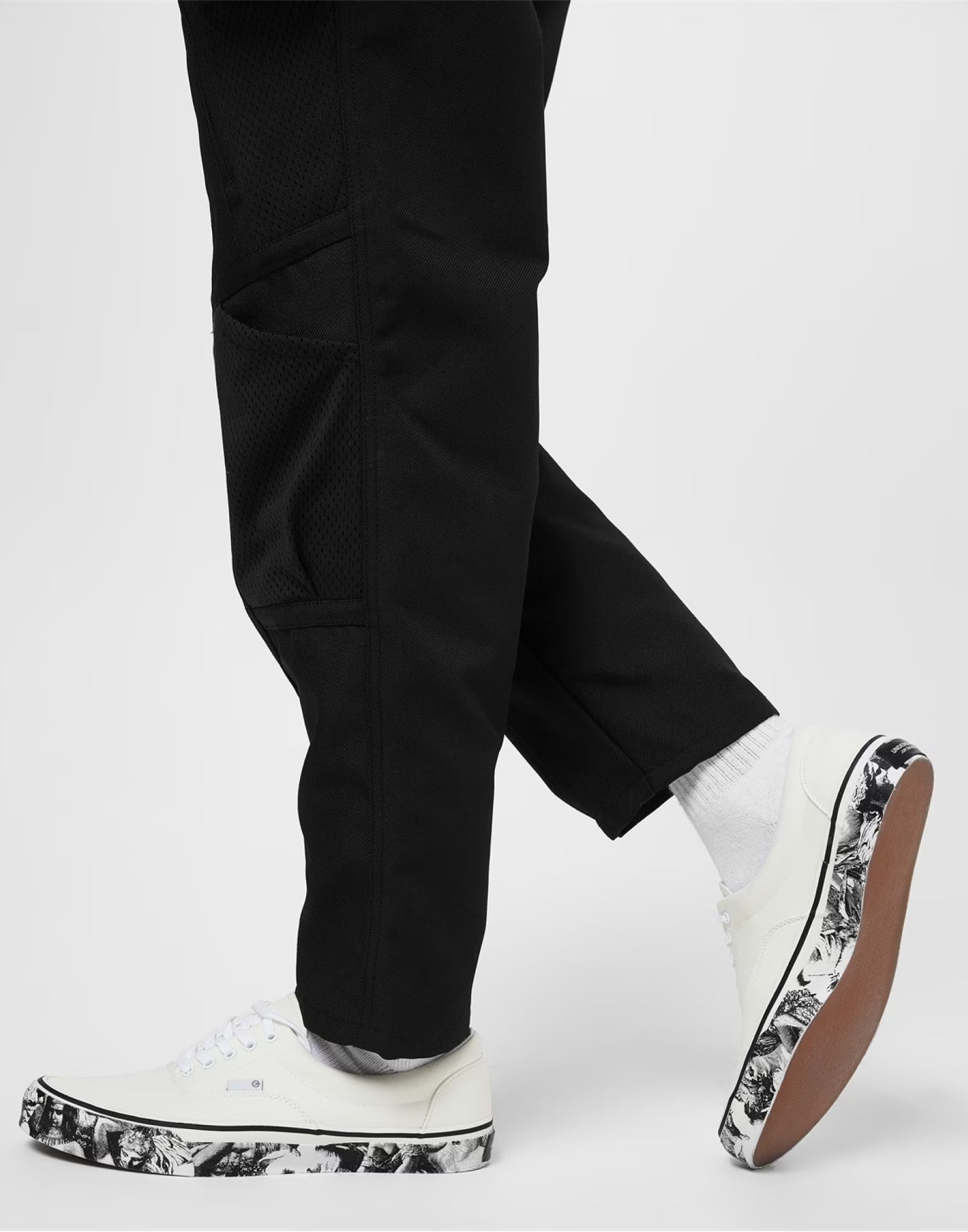 Undercover Printed Soles Canvas Sneakers — White, view 5