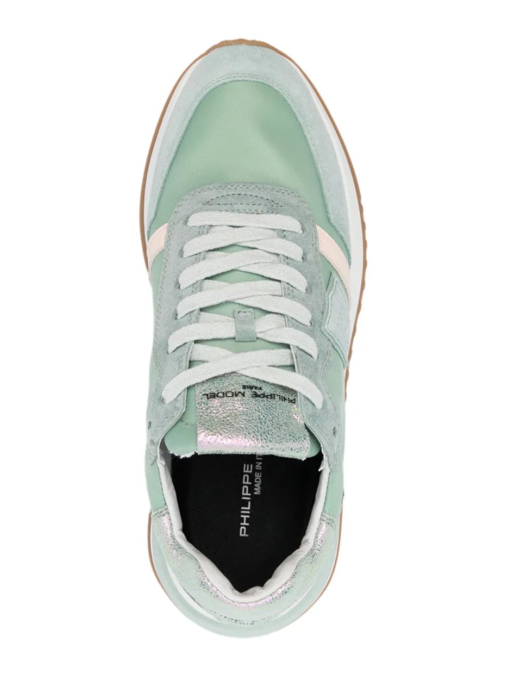 Philippe Model Tropez 2.1 Low Mondial Sneakers — Green, view 3