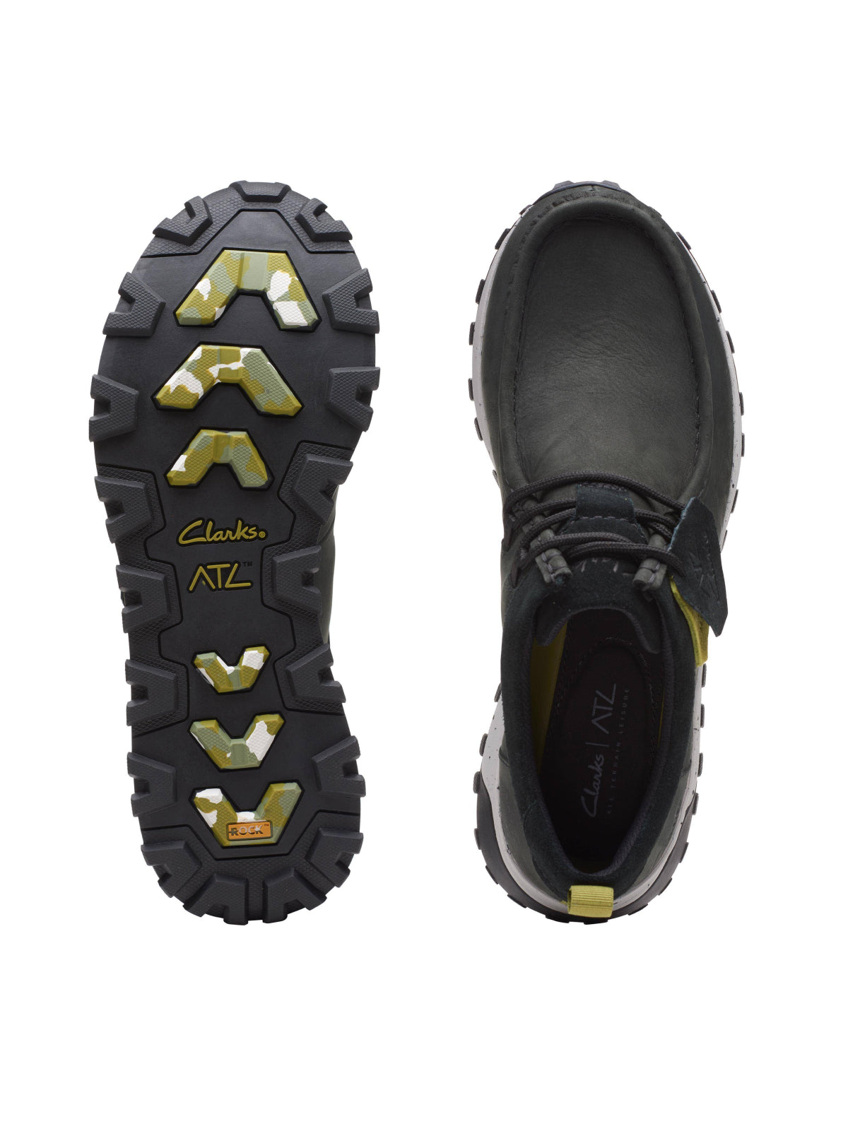Clarks ATL Trek Wally Sneakers — Black, view 4