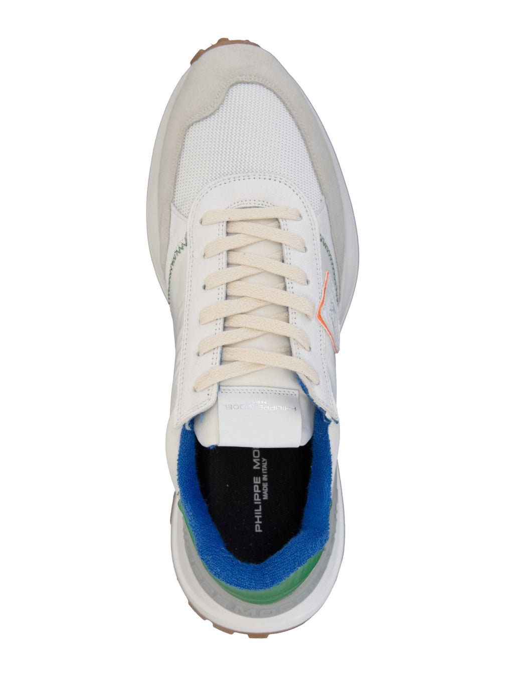 Philippe Model Antibes Low Sneaker — White, view 3