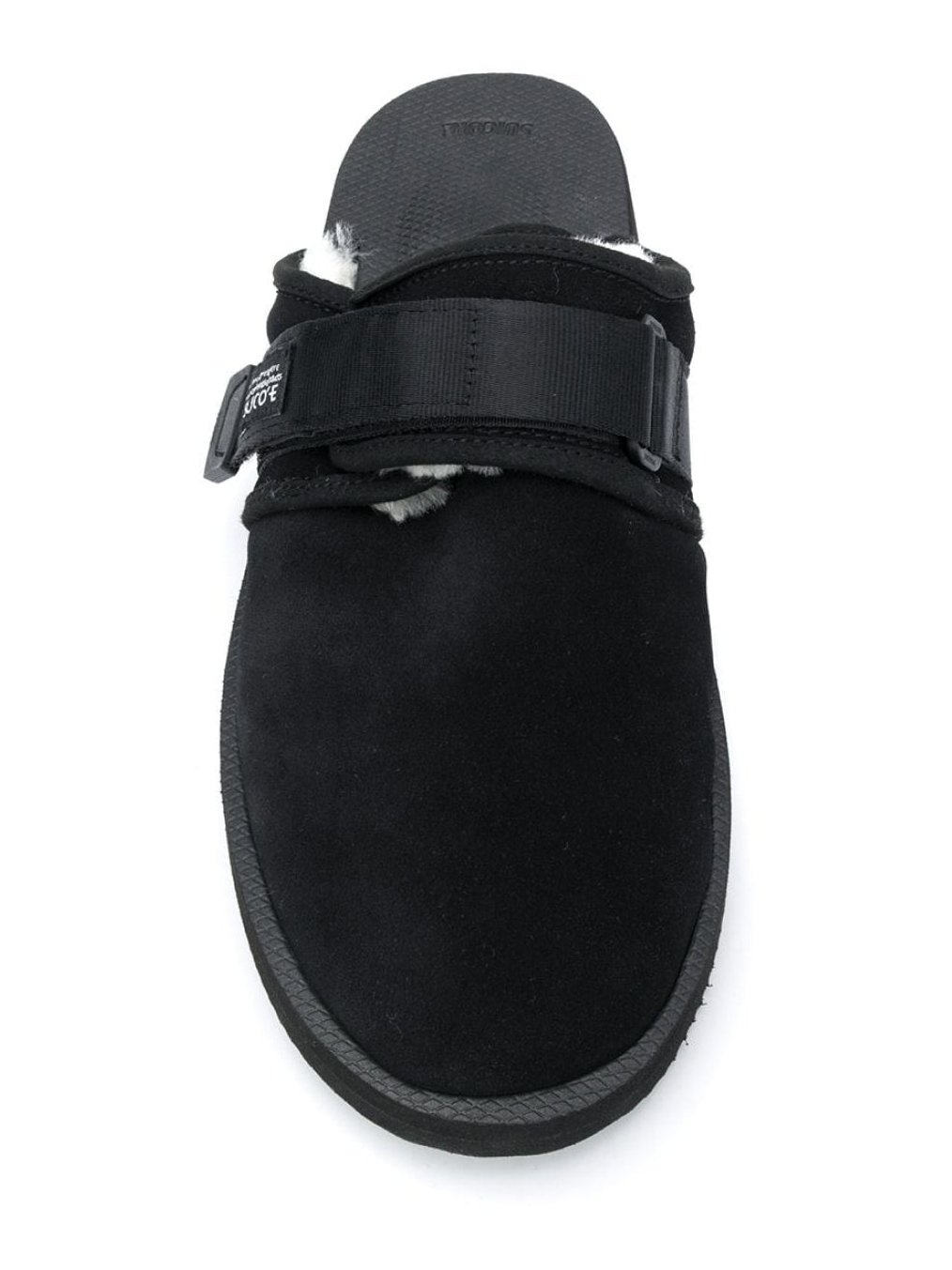 Suicoke Zavo-Mab Mule Sandals — Black, view 3