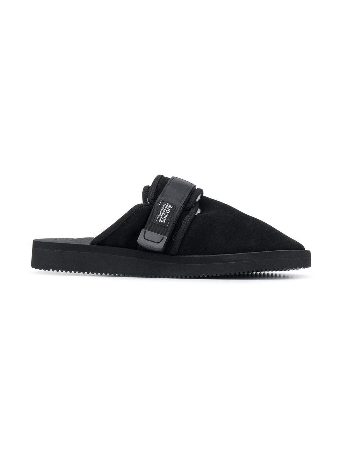Suicoke Zavo-Mab Mule Sandals — Black, view 6