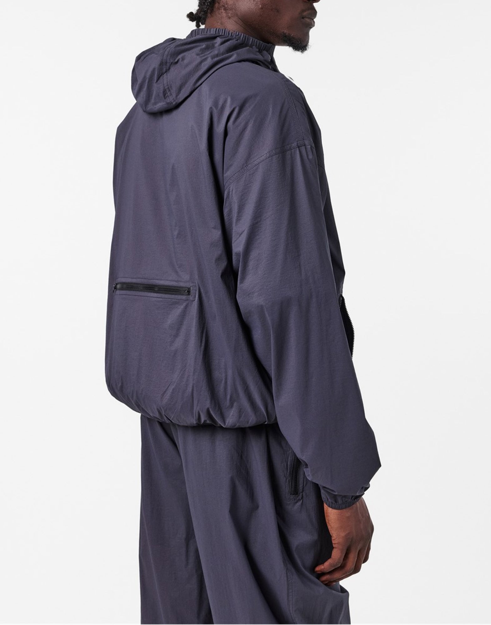 The North Face Packable Windbreaker Jacket — Black, view 3