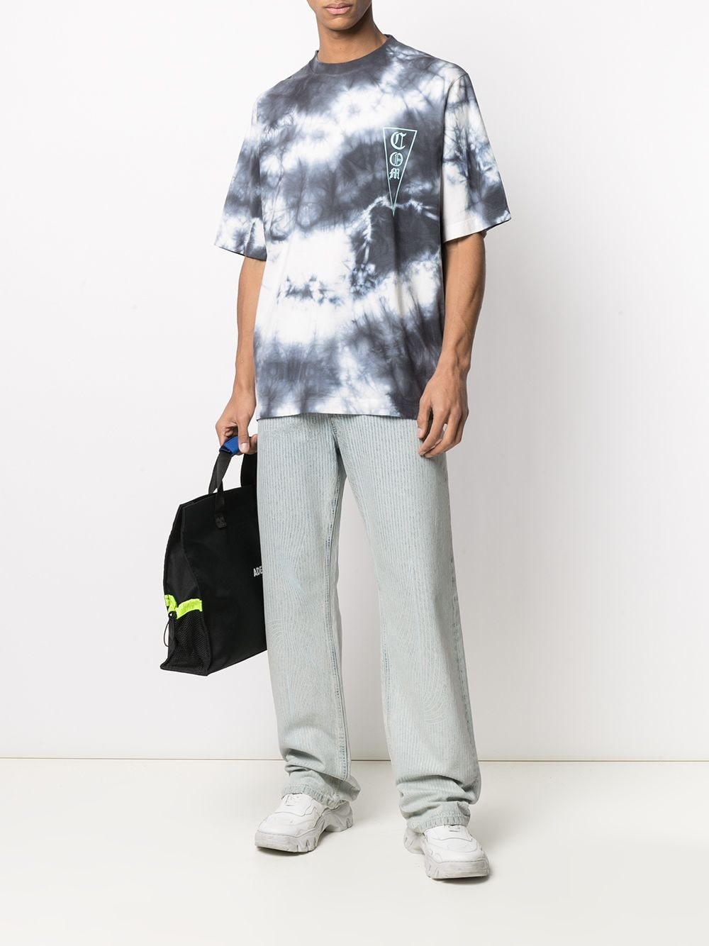 Marcelo Burlon Tie-Dye Logo T-Shirt — Multicolor by Marcelo Burlon
