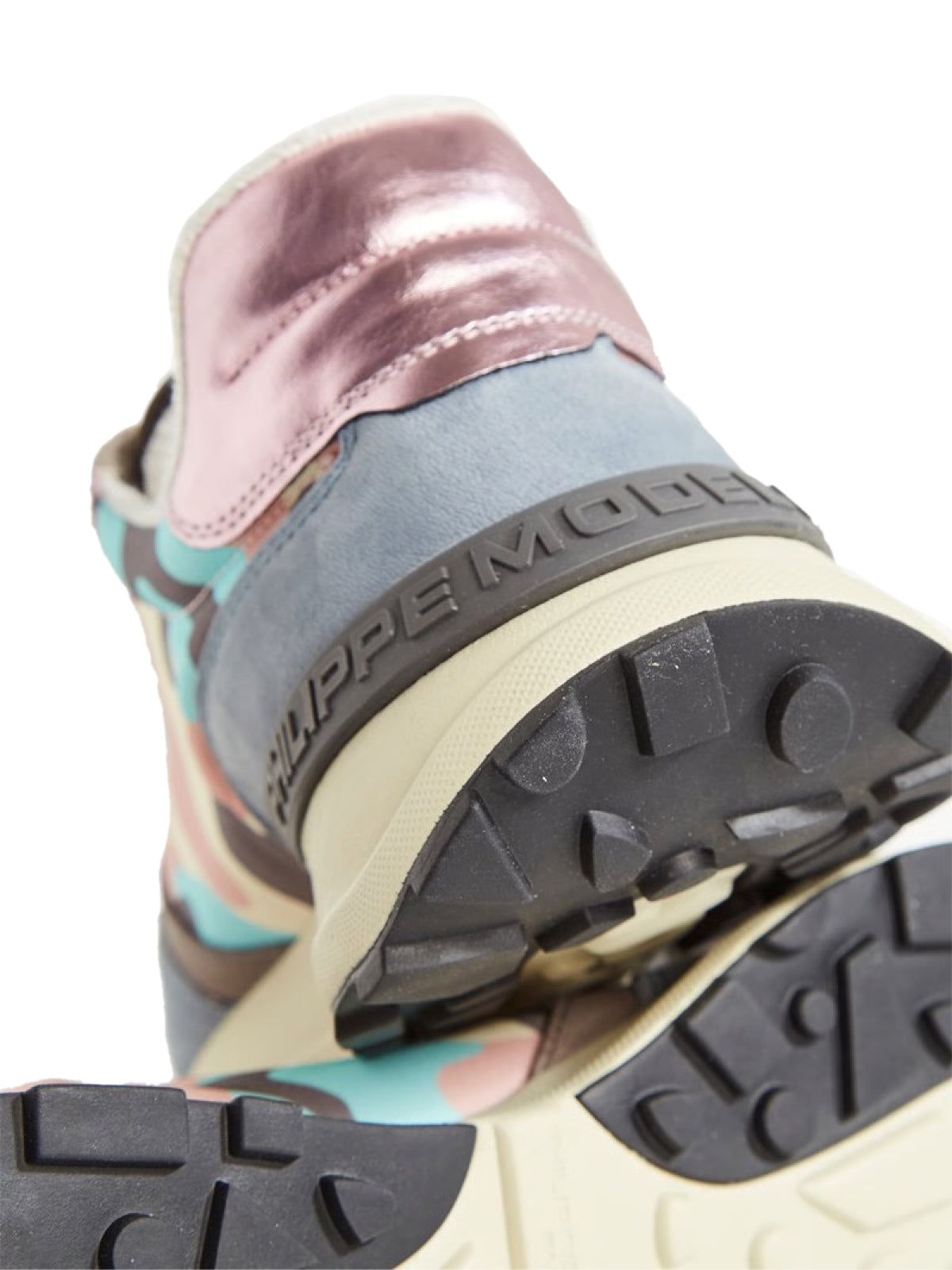 Philippe Model Antibes Low Sneaker — Multicolor, view 3