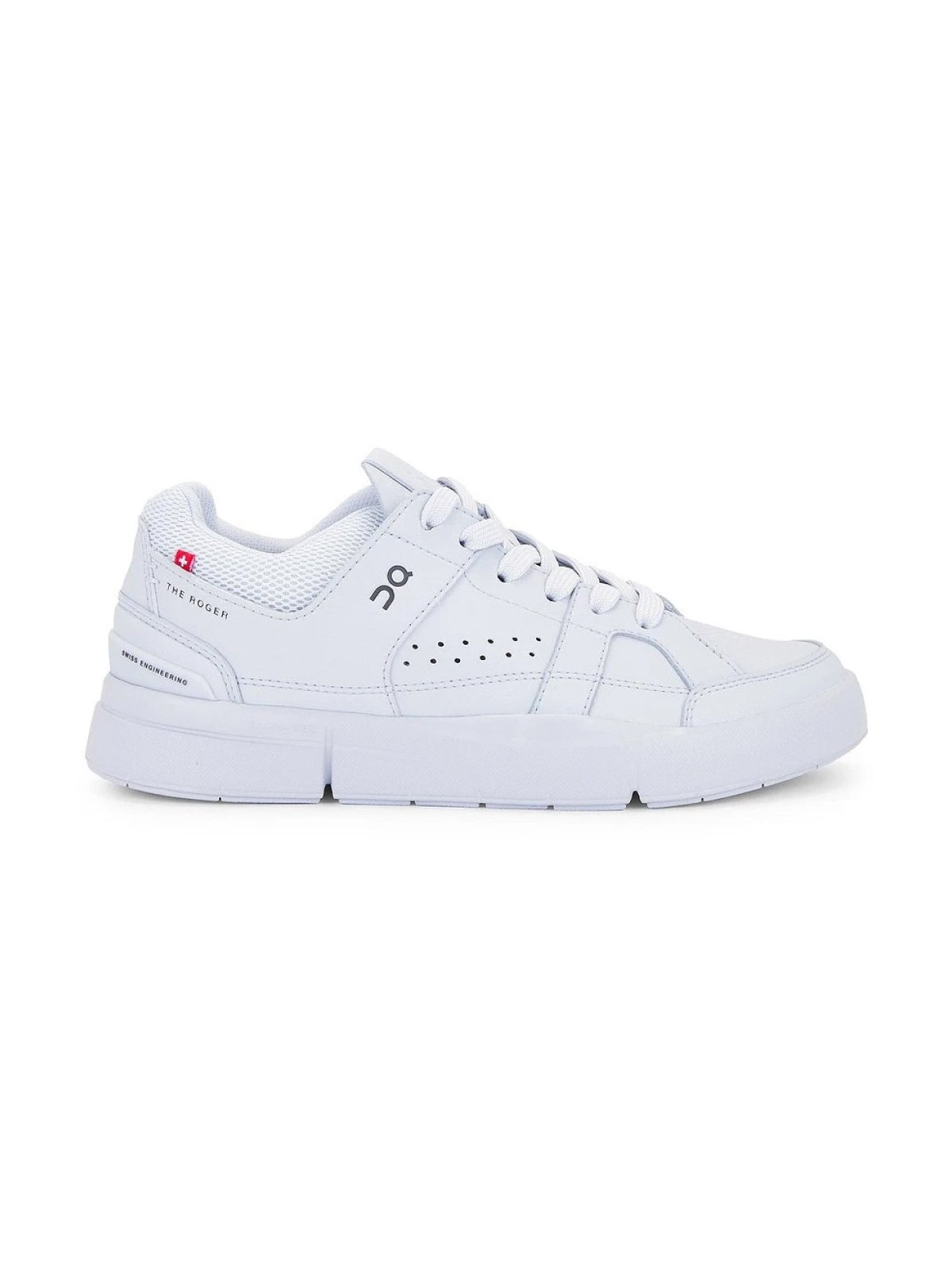 On The Roger Clubhouse Leather Sneaker — Heather Blue, view 6
