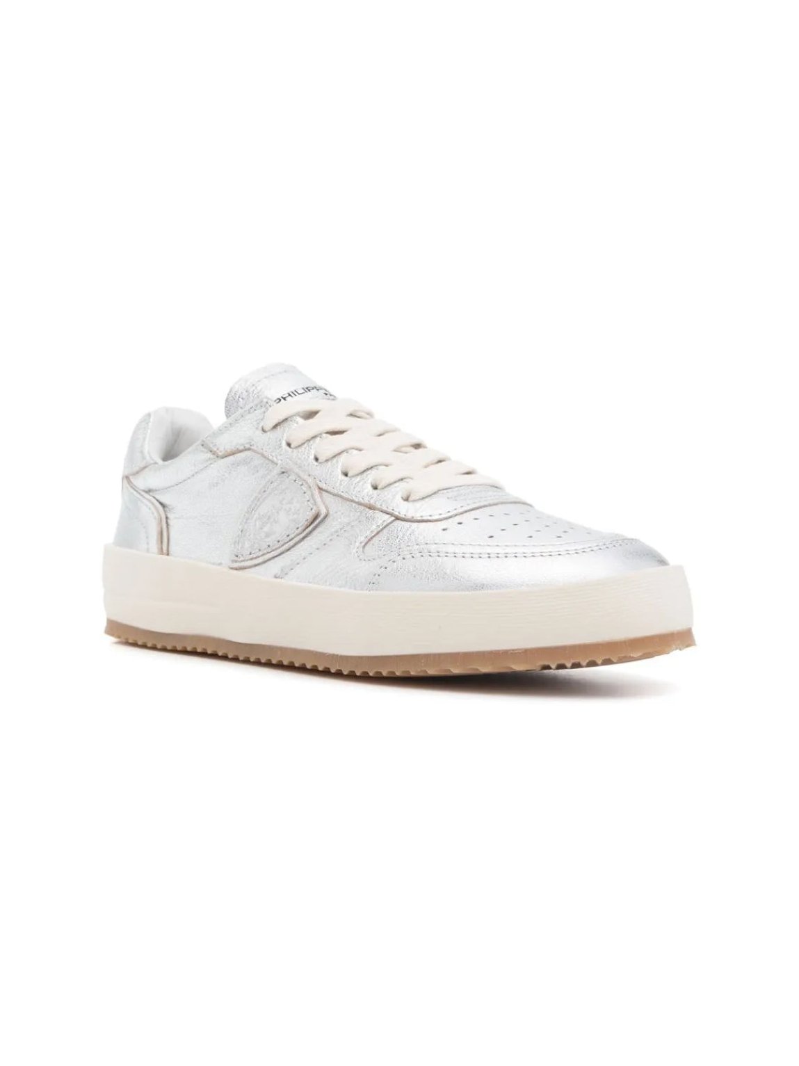 Philippe Model Sneakers — Silver by Philippe Model