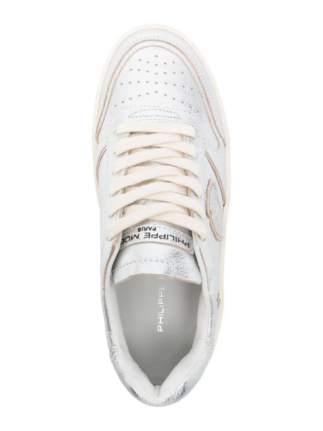 Philippe Model Sneakers — Silver, view 3