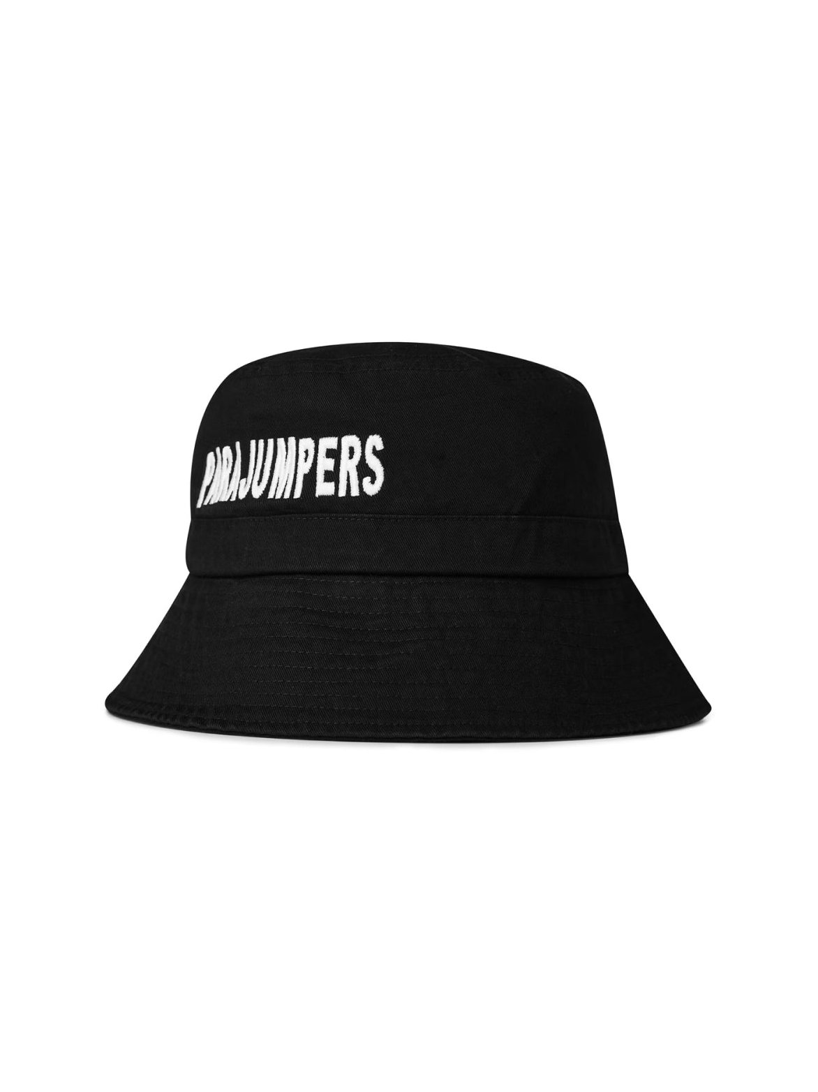 Parajumpers PAACCHA03541 Logo-Printed Cotton Bucket Hat — Black by Parajumpers