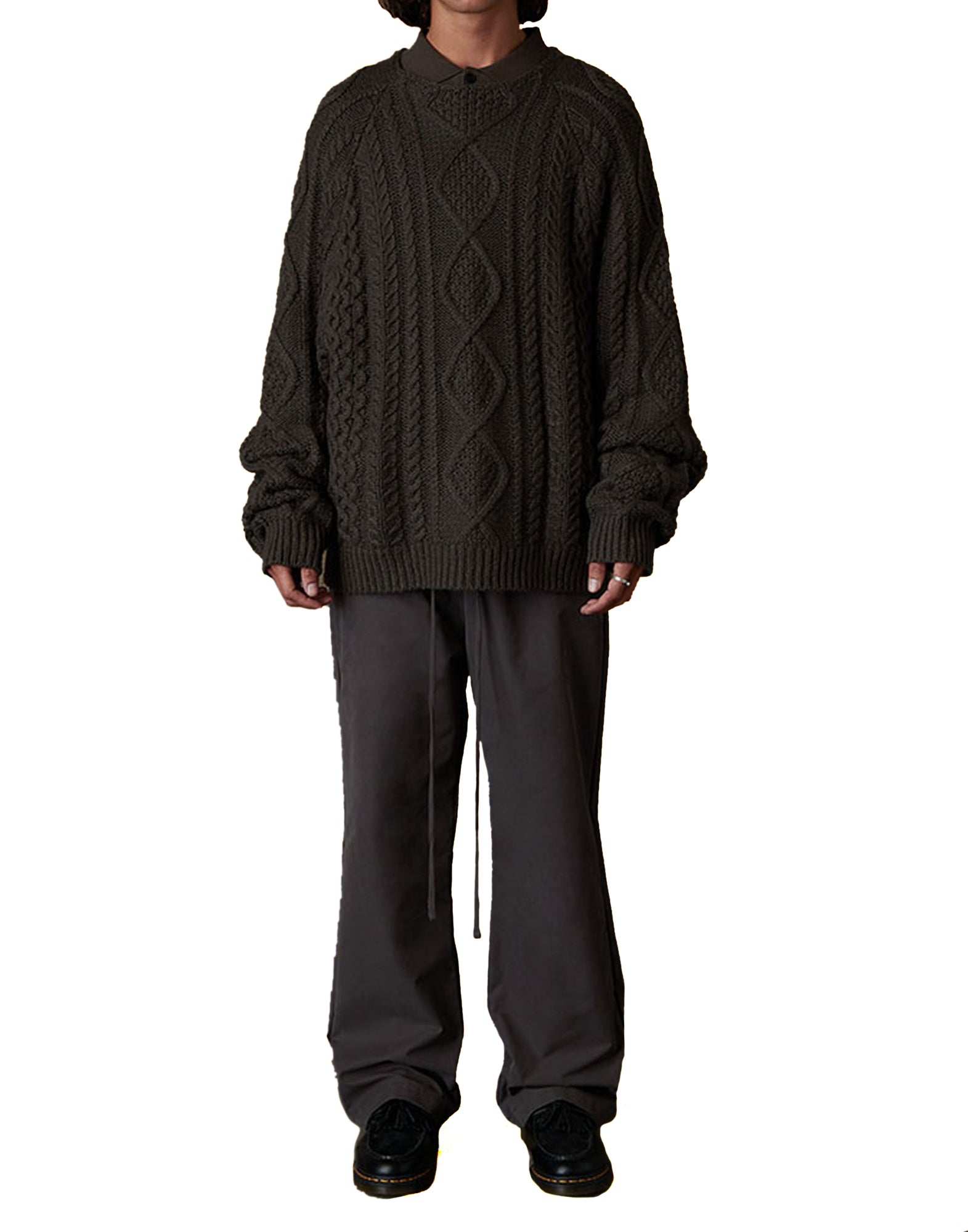 Fear Of God Essentials Sweater — Black by Fear Of God