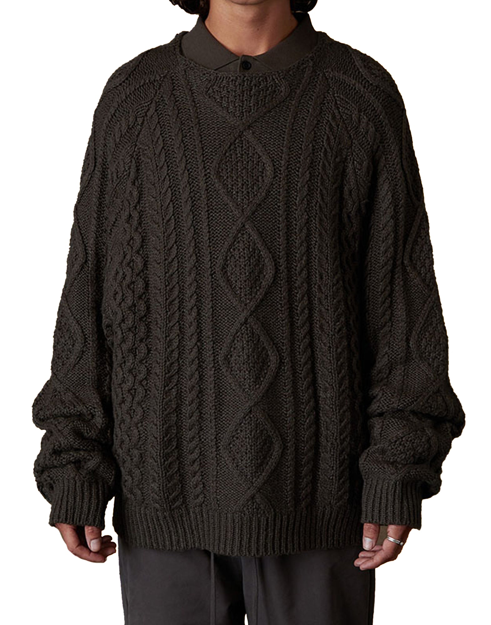 Fear Of God Essentials Sweater — Black, view 2
