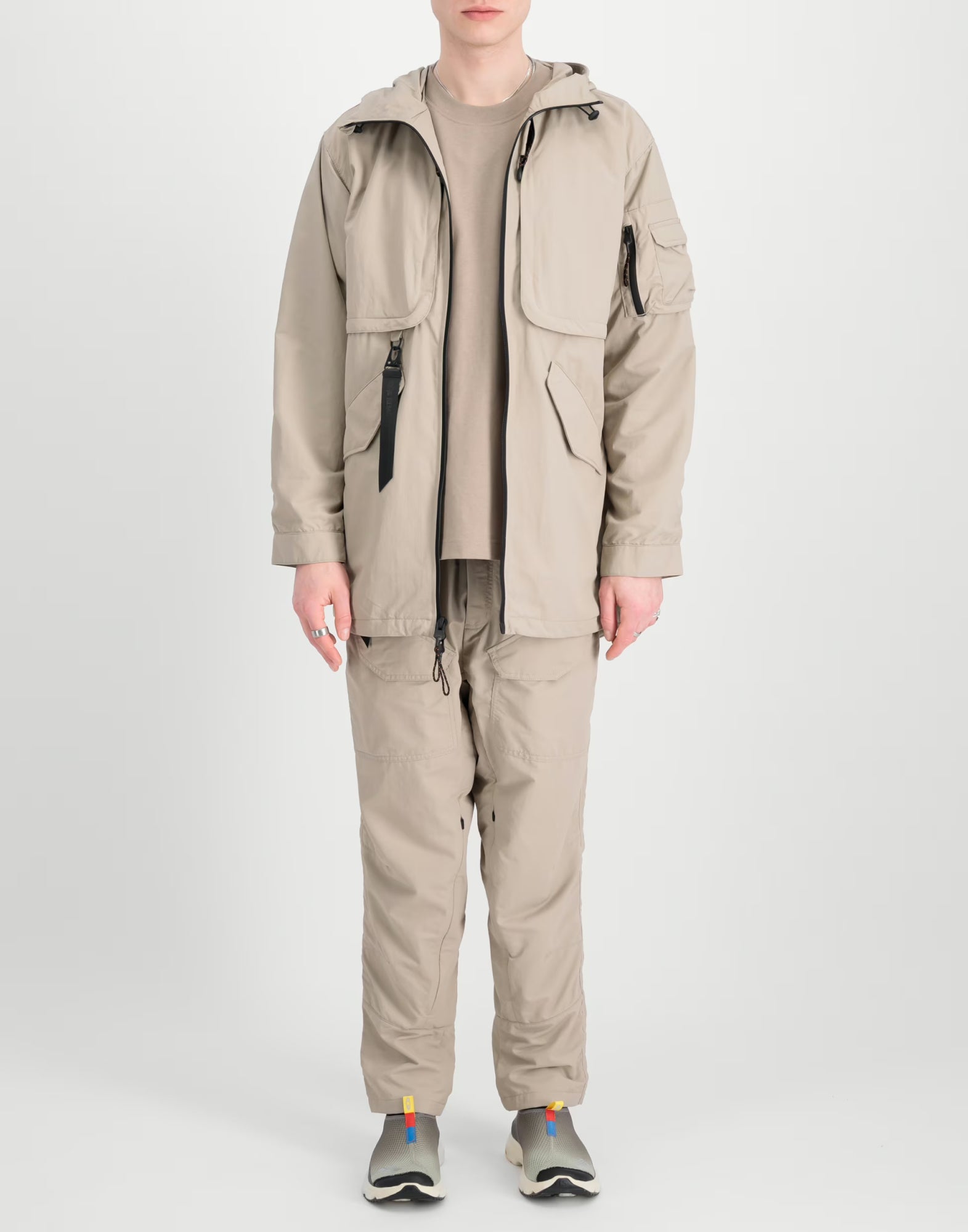 Alpha Industries Utility UV Fishtail Jacket — Beige by Alpha Industries