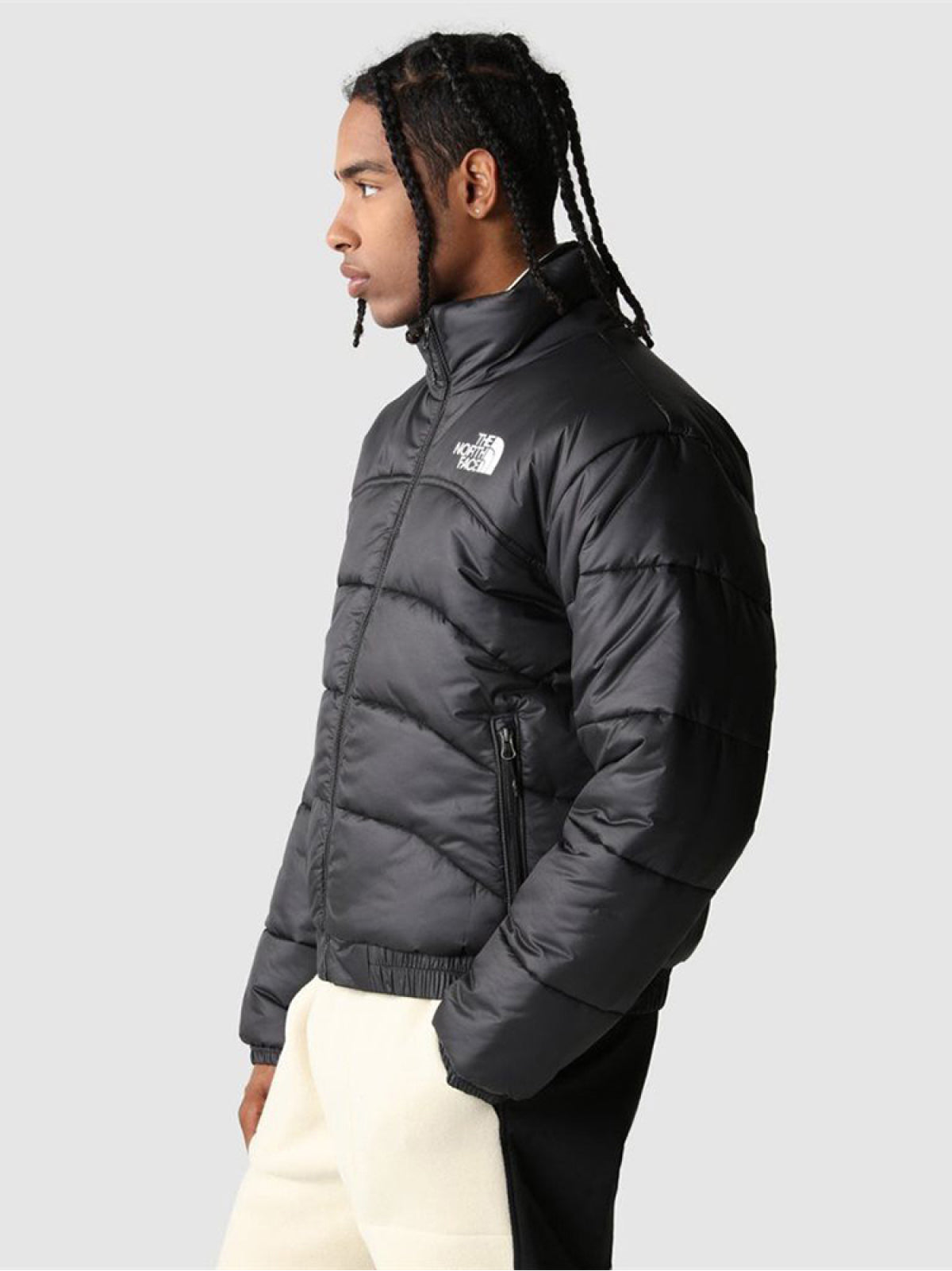 The North Face TNF Puffer Jacket — Black, view 2