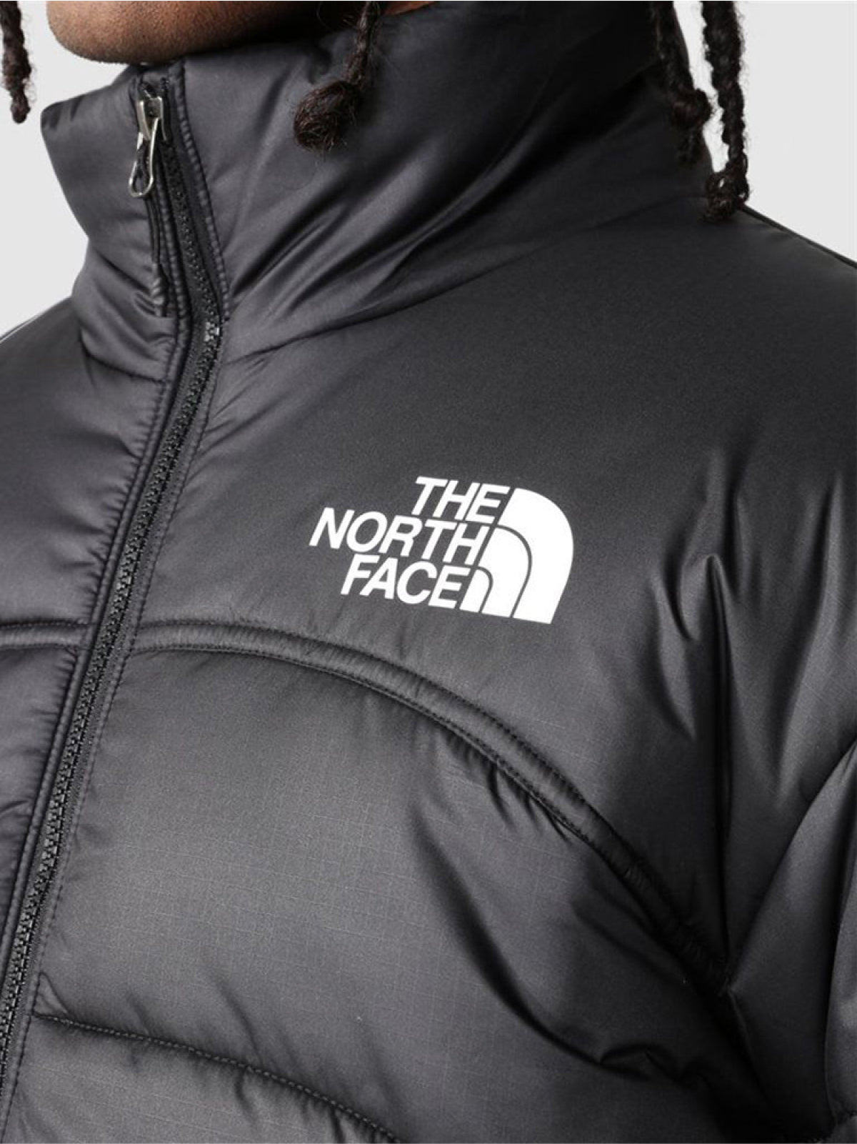 The North Face TNF Puffer Jacket — Black, view 4