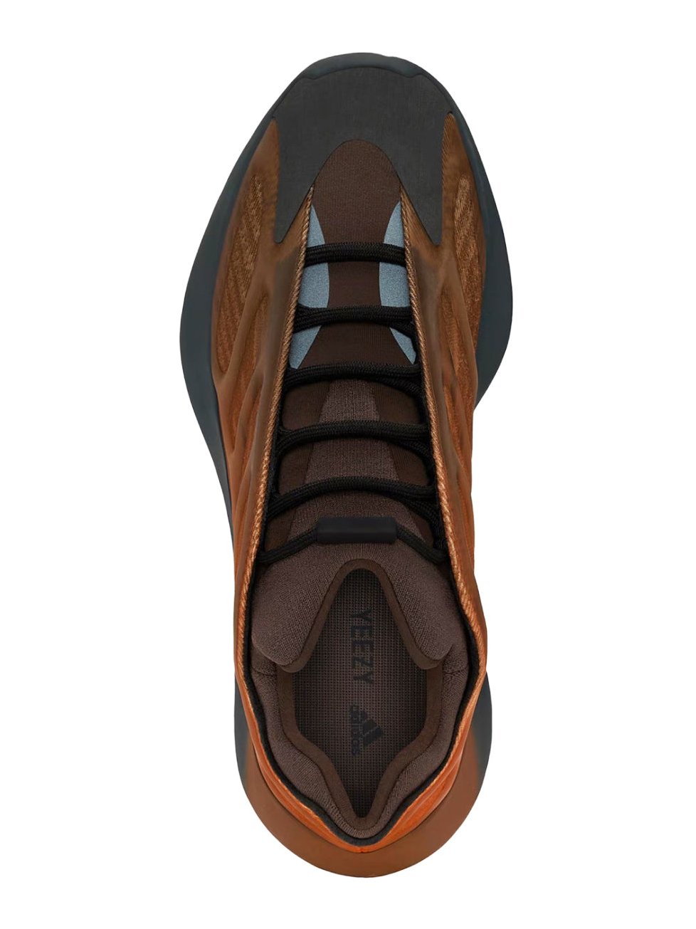 Yeezy 700 V3 Sneakers — Brown, view 3