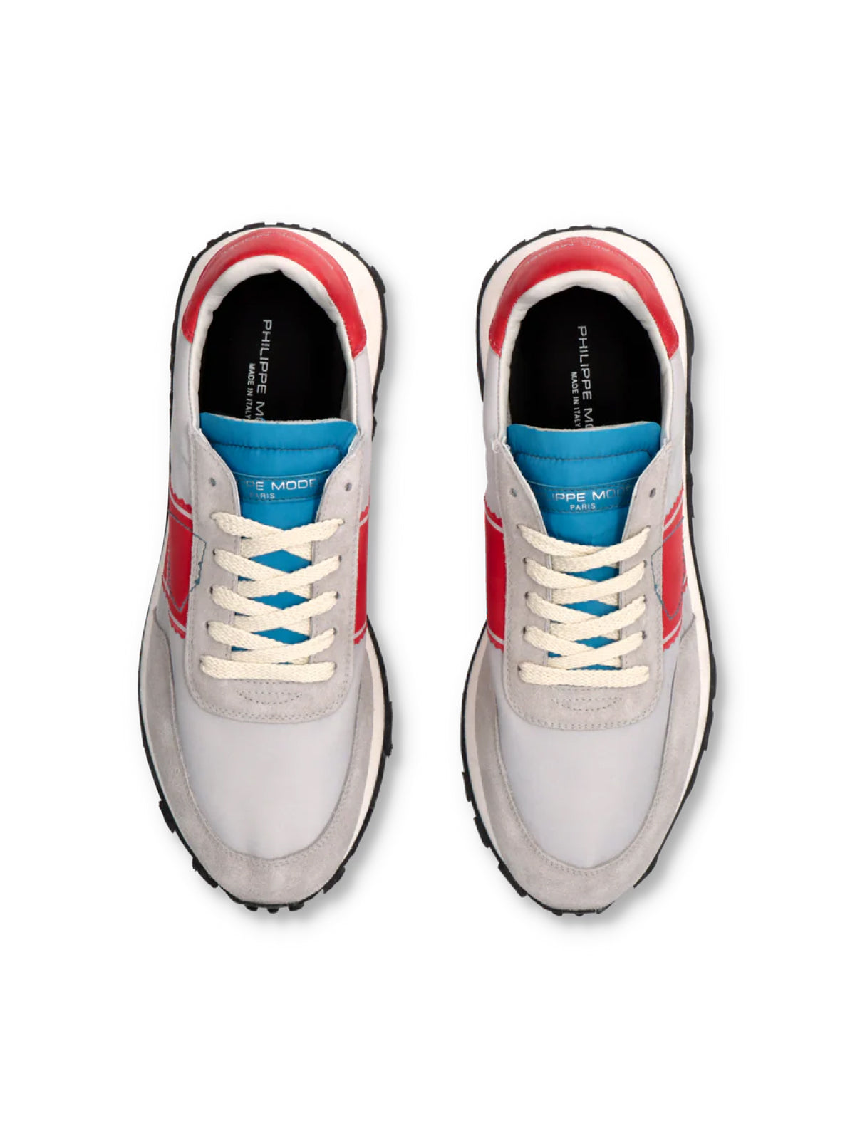 Philippe Model Tour Low Sneaker — Gray, view 3
