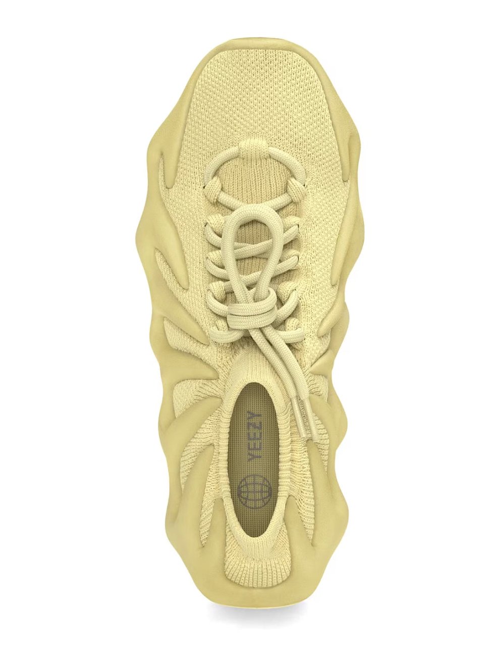 Yeezy Sneakers — Yellow, view 3
