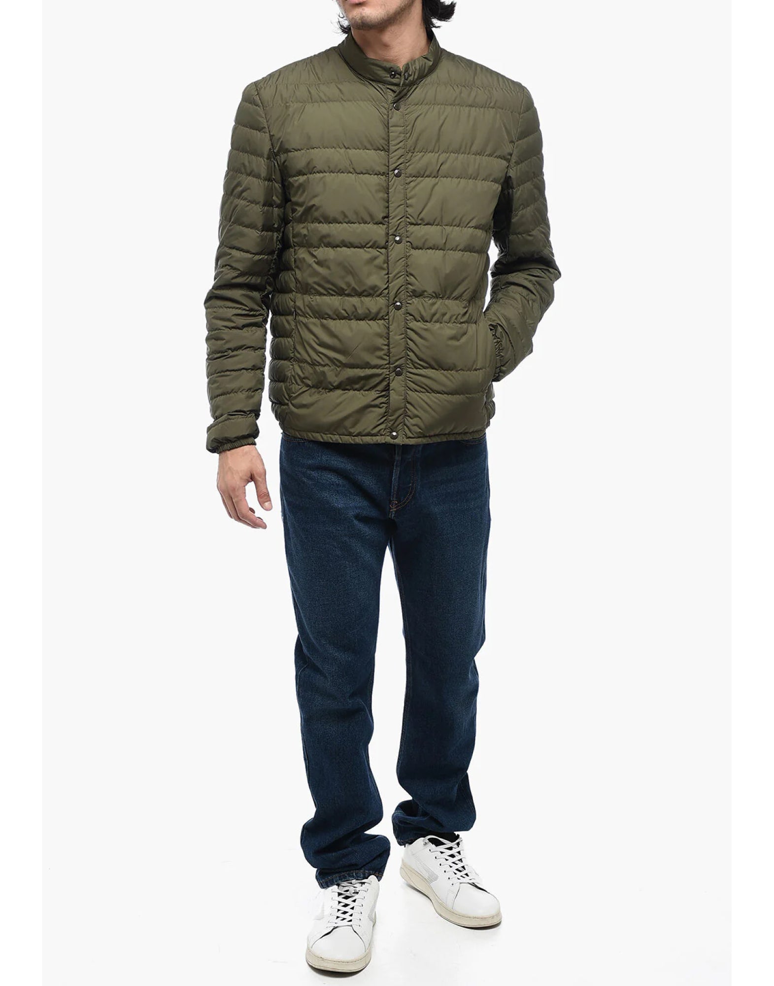 Woolrich Light Quilted Down Down Jacket — Green by Woolrich