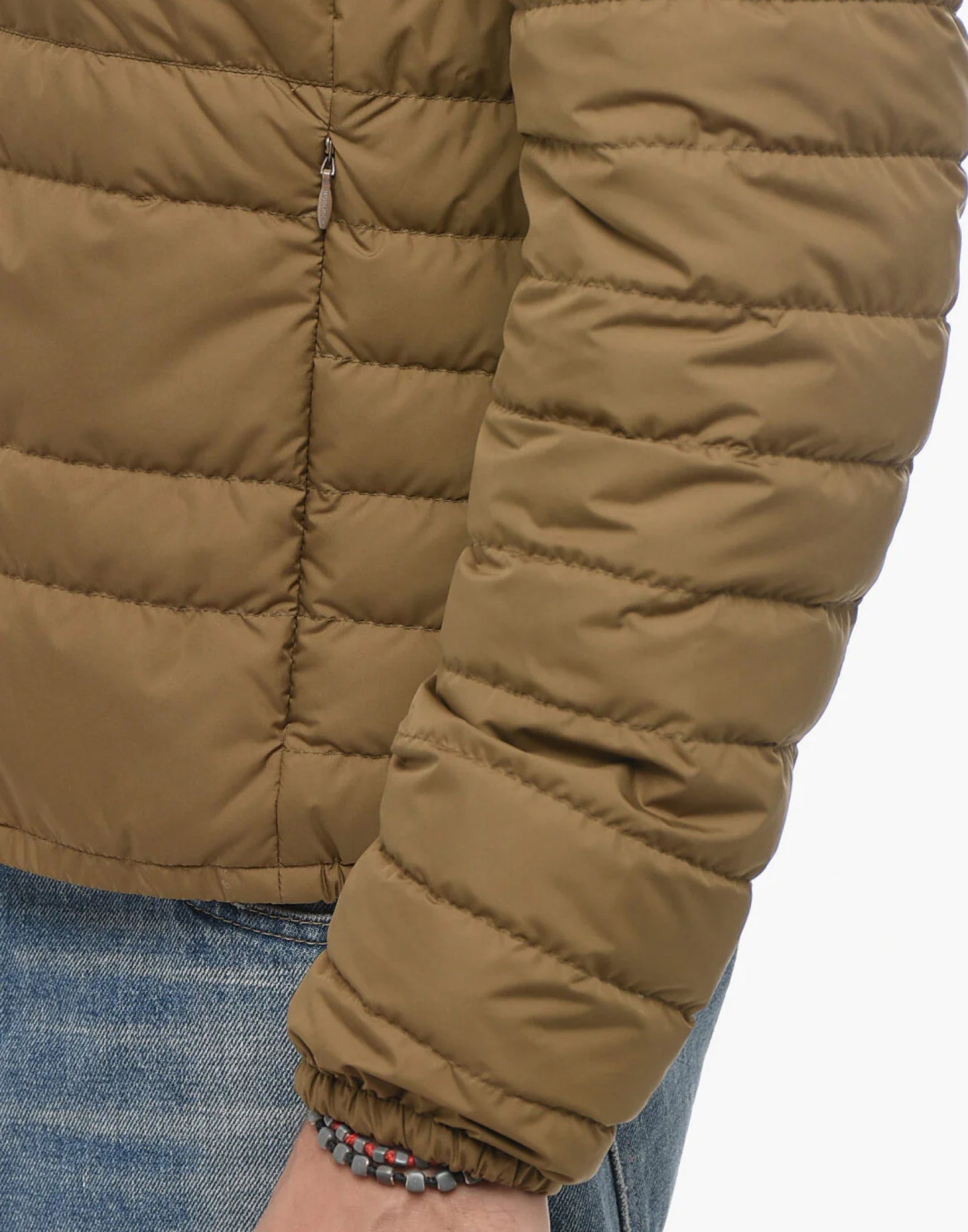 Woolrich Light Quilted Down Down Jacket — Brown, view 4