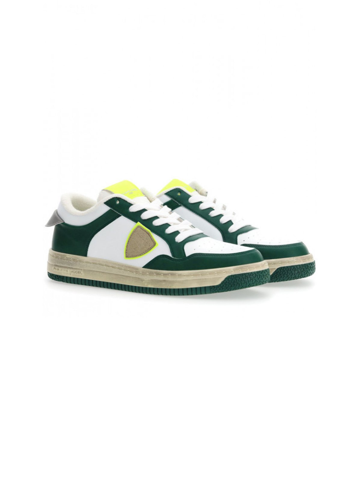 Philippe Model Lyon Low Sneaker — Green by Philippe Model