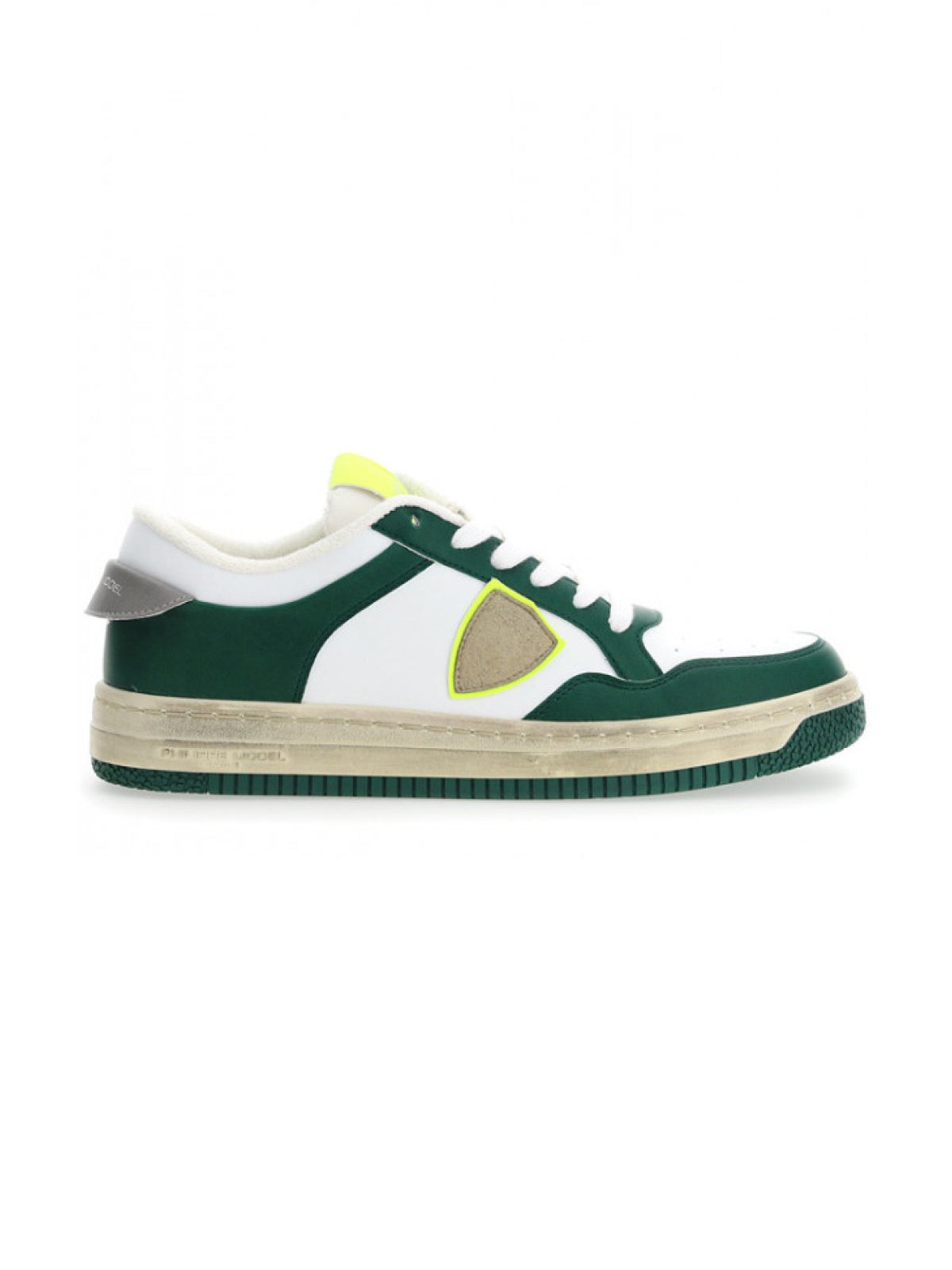 Philippe Model Lyon Low Sneaker — Green, view 5