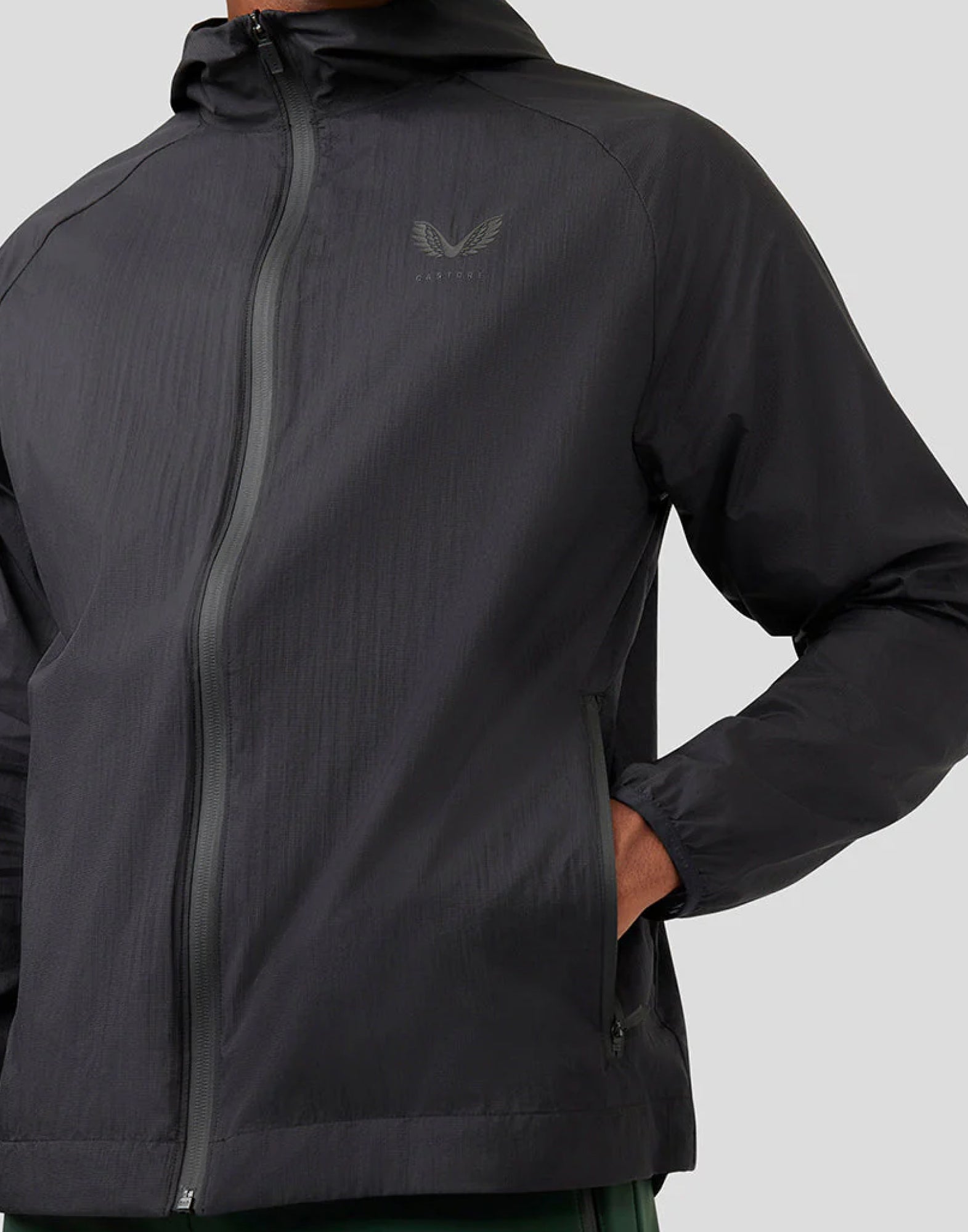 Castore Flyweight Jacket — Black, view 4