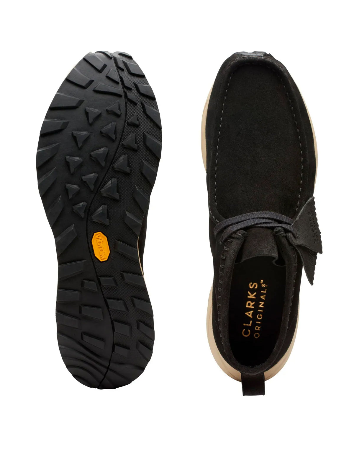 Clarks Wallabee Eden Desert Boot — Black, view 4