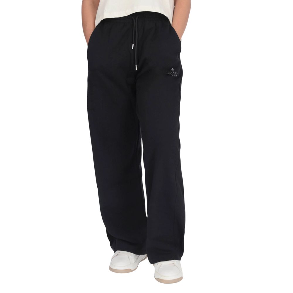 County Of Milan Cotton Joggers — Black by County Of Milan