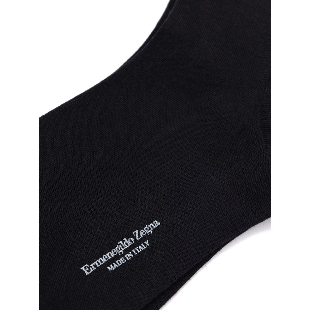 Black Wool Socks Clothing, view 4