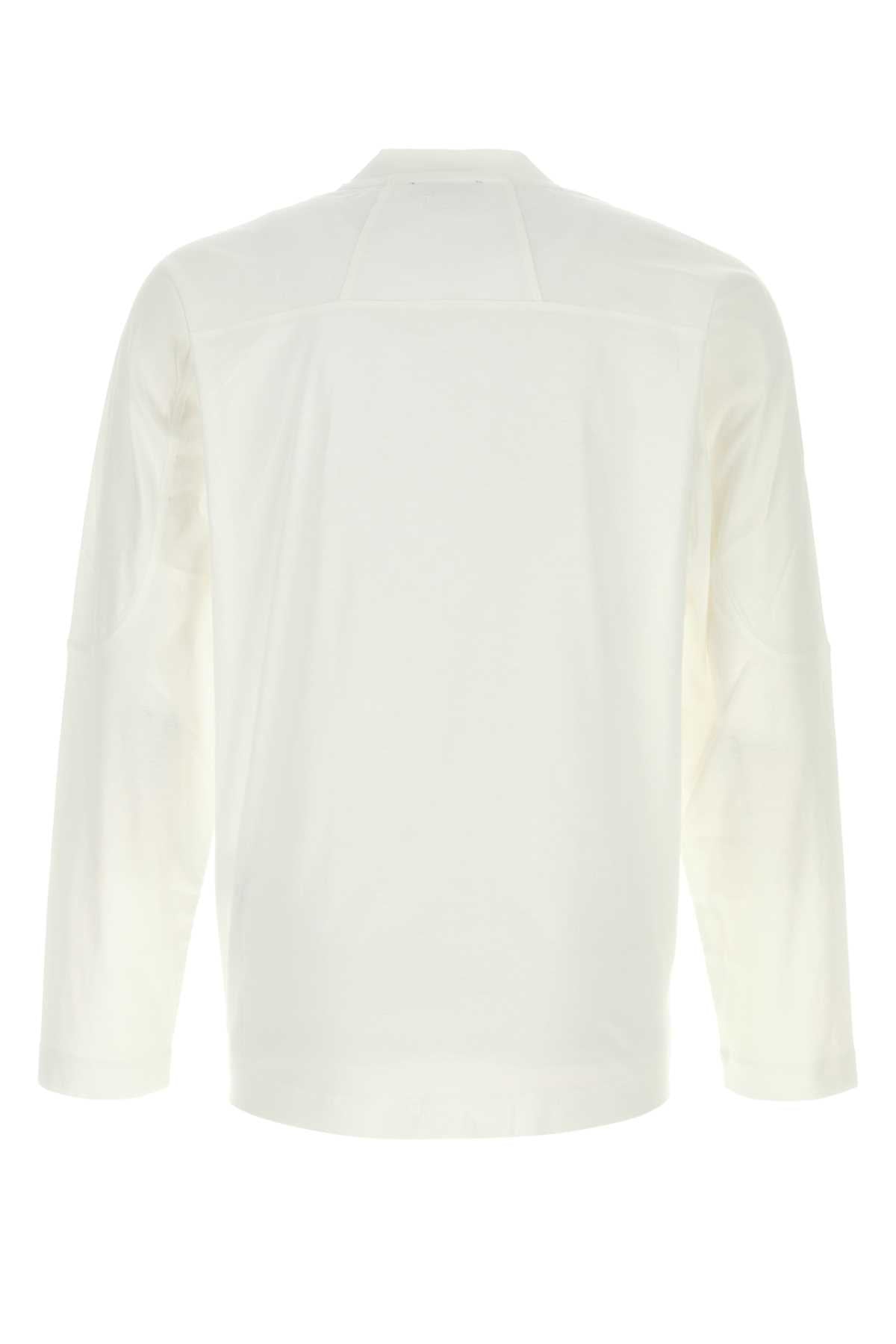 Herno Laminar Cotton T-Shirt — White, view 2