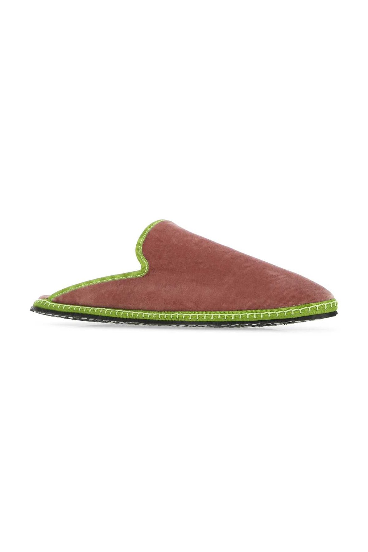 Vibi Venezia Antiqued Velvet Mule — Pink, view 2