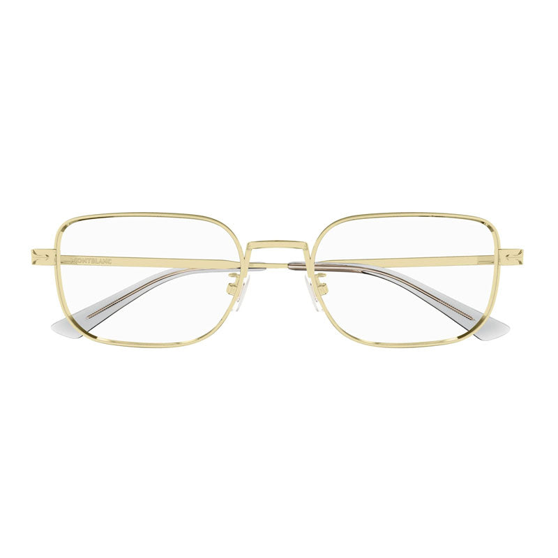 Montblanc Square Full Rim Eyeglasses — Gold, view 2