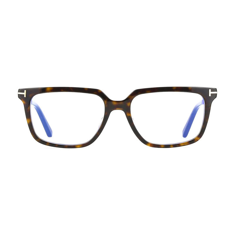 Tom Ford FT6039-B052 Rectangle Full Rim Eyeglasses — Brown, view 2