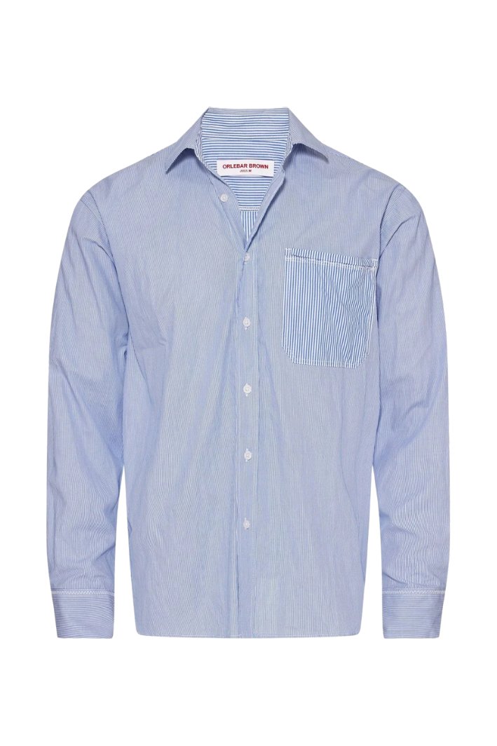 Orlebar Brown Grasmoor Shirt — Blue by Orlebar Brown