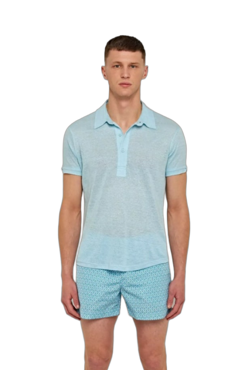 Orlebar Brown Sebastian Polo — Blue, view 2