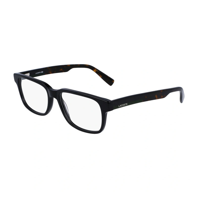 Lacoste Rectangle Full Rim Eyeglasses — Black by Lacoste