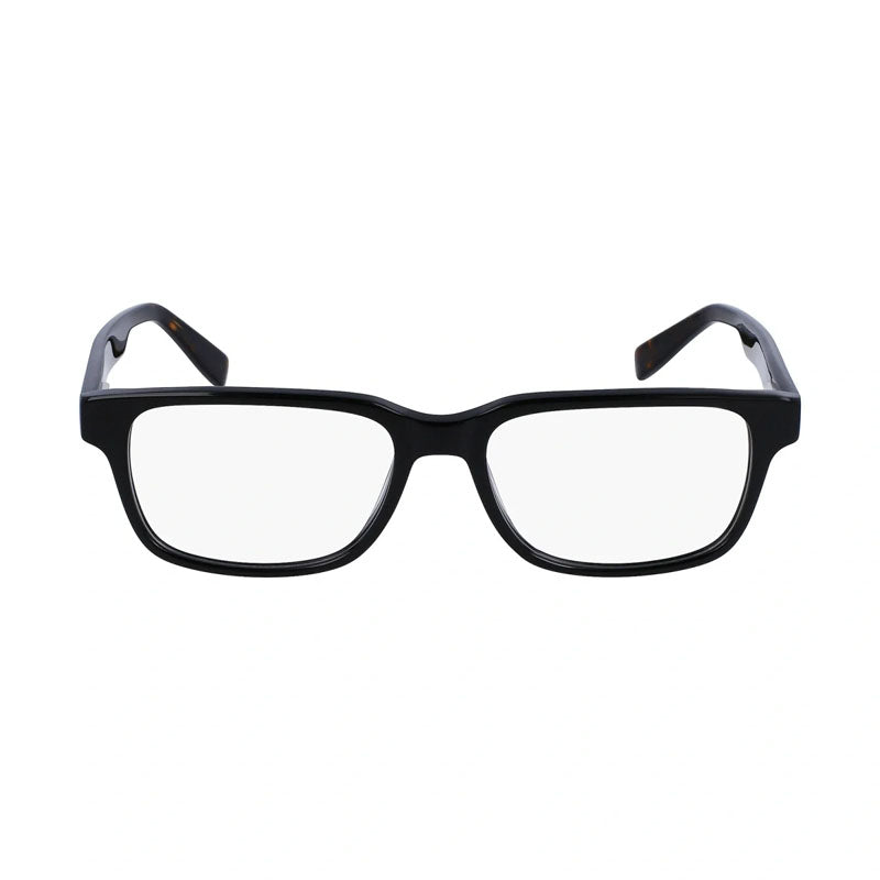 Lacoste Rectangle Full Rim Eyeglasses — Black, view 2