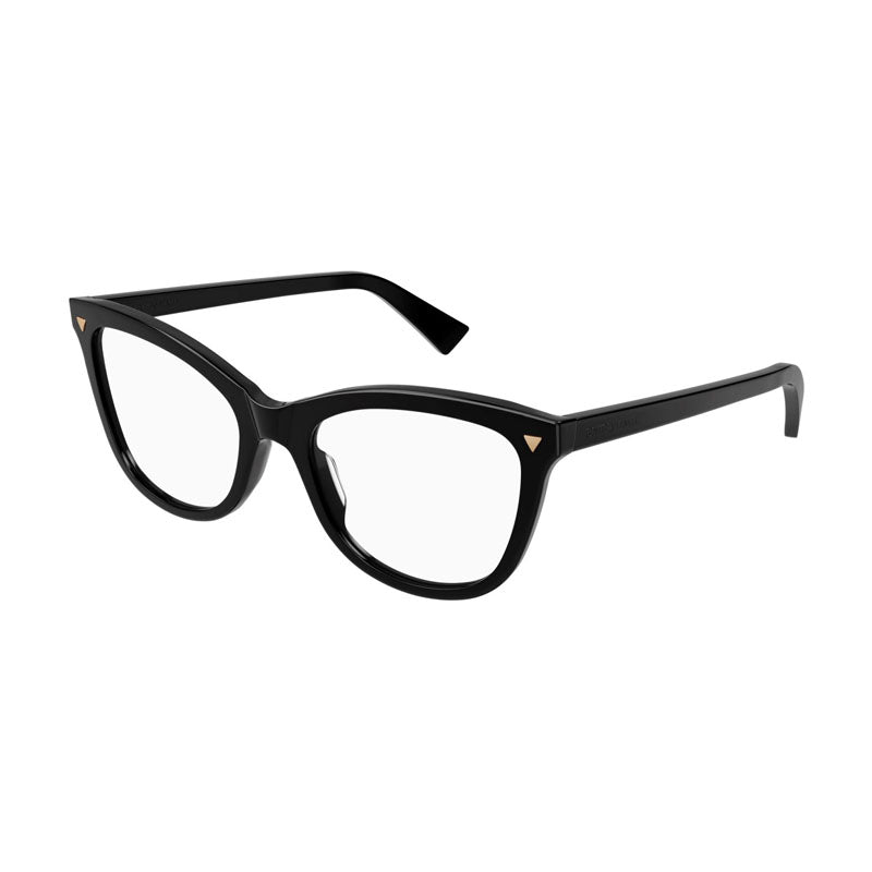 Bottega Veneta BV1226O006 Full Rim Acetate Eyeglasses — Black by Bottega Veneta