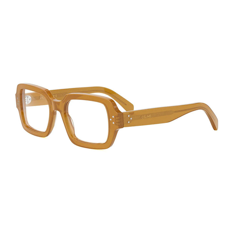 Celine Square Full Rim Eyeglasses — Brown by Celine