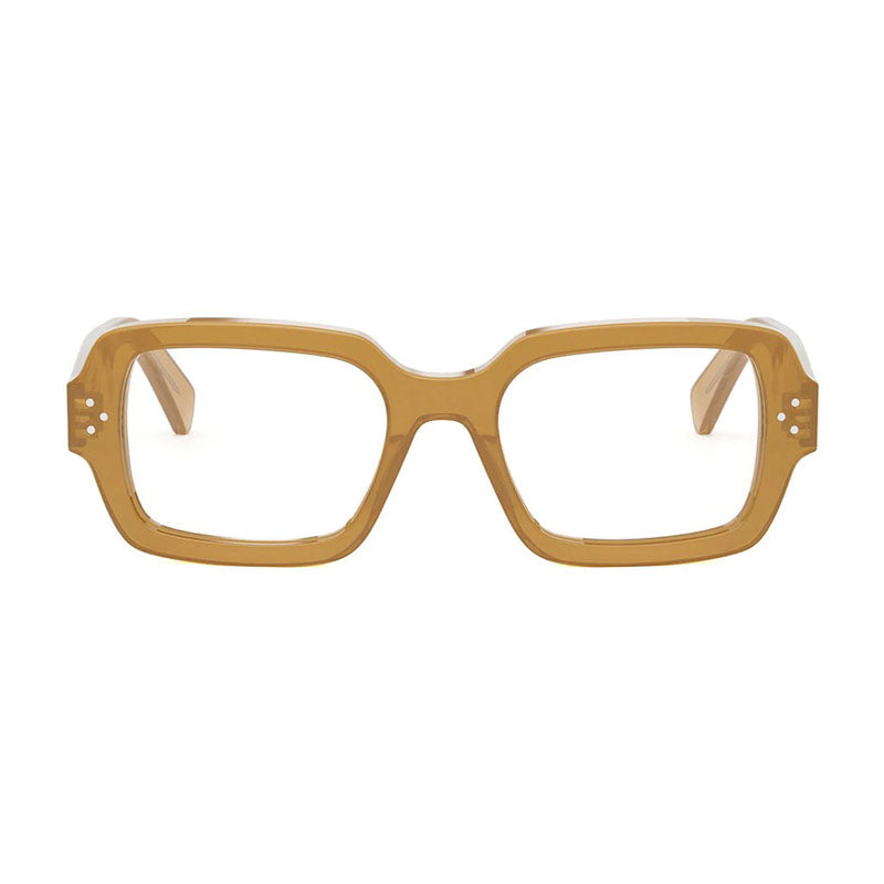 Celine Square Full Rim Eyeglasses — Brown, view 2
